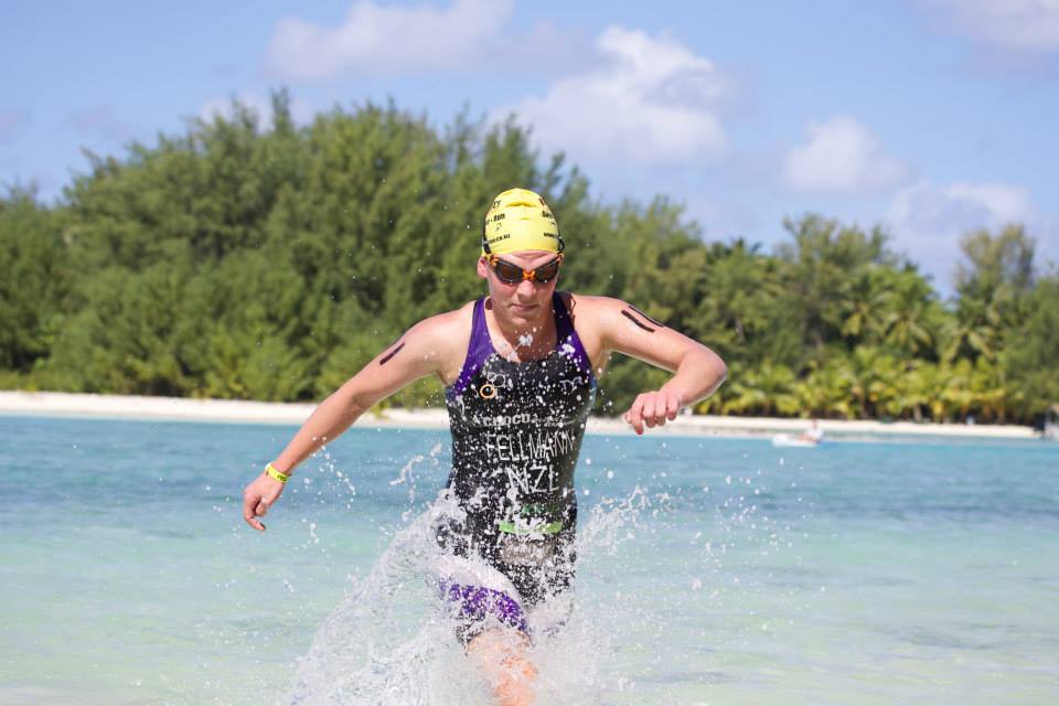 Rarotonga where I competed earlier this year finishing 2nd woman overall behind ex world champion, Sam Warriner